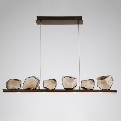 Gem Bezel LED Linear Suspension