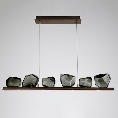 Gem Bezel LED Linear Suspension