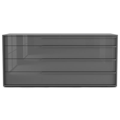 Redford Dresser (Glossy Dark Gull Gray) - OPEN BOX