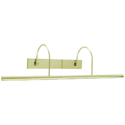 Curved Double Arm Direct Wire Picture Light (Brass)-OPEN BOX