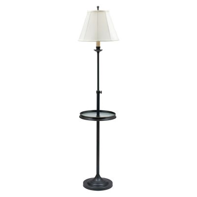 Club Adjustable Floor Lamp with Table
