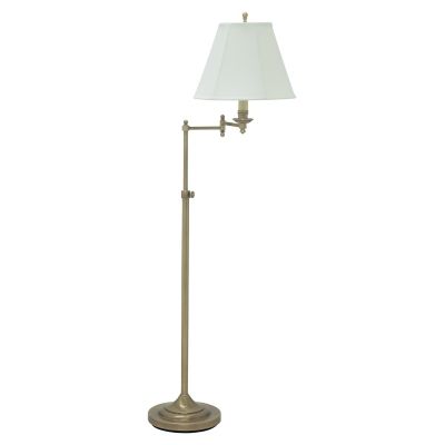 Club Adjustable Swing Arm Floor Lamp