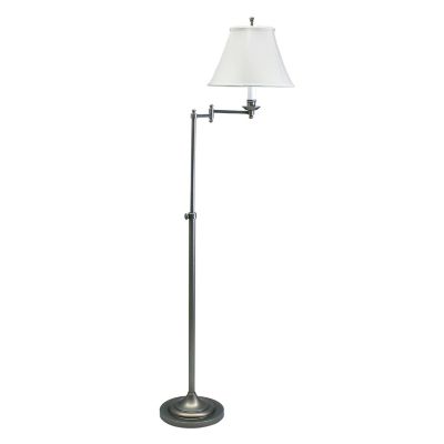 Club Adjustable Swing Arm Floor Lamp