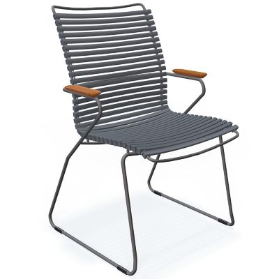 Click Tall Back Outdoor Dining Chair, Set of 2