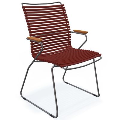 Click Tall Back Outdoor Dining Chair, Set of 2