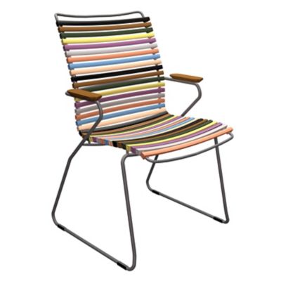 Click Tall Back Outdoor Dining Chair, Set of 2