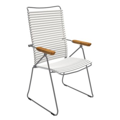 Click Position Outdoor Chair with Armrest