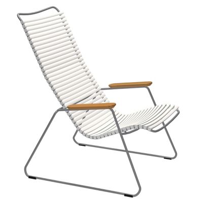 Click Outdoor Lounge Chair (Muted White) - OPEN BOX