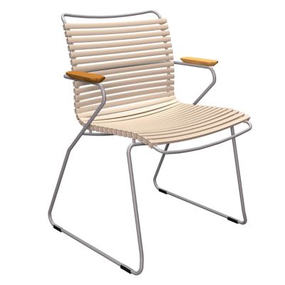Click Outdoor Dining Chair (Beige) - OPEN BOX