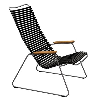 Click Outdoor Lounge Chair (Black) - OPEN BOX