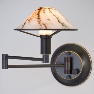 Lighting for the Aging Eye Swing Arm(Marble/Bronze)-OPEN BOX