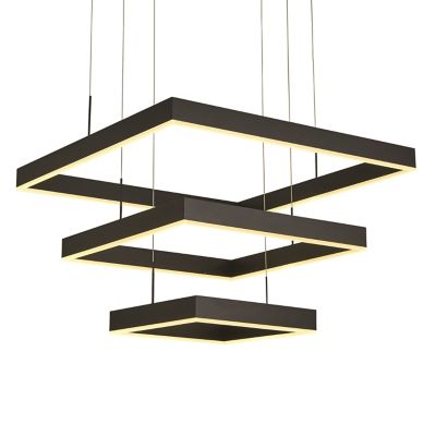 Humo LED 3-Tier Chandelier