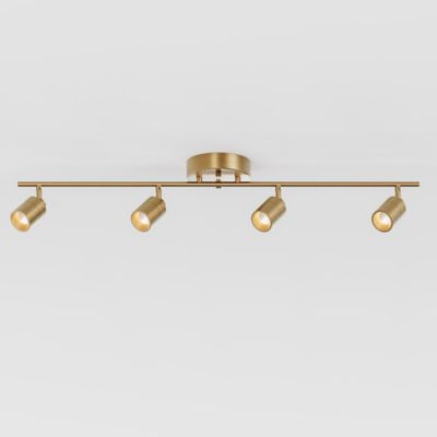 Ciero Brass Linear LED Track Light