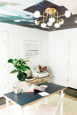 Fleming LED Semi-Flushmount