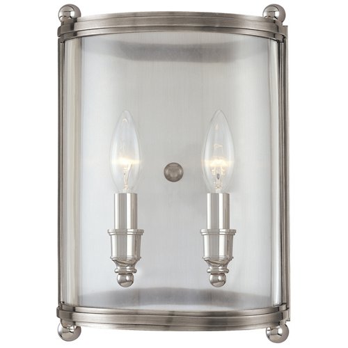 Mansfield Wall Sconce (Polished Nickel/2 Lights) - OPEN BOX