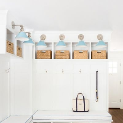 Shown in Blue Bird, Polished Nickel finish, in use