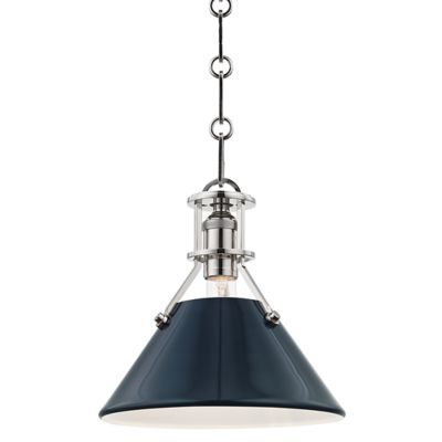 Painted Cone Pendant Light