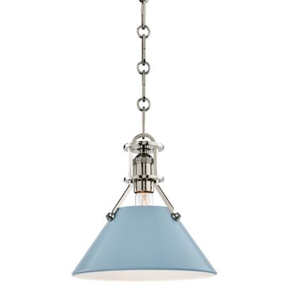 Painted Cone Pendant Light