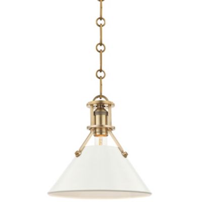 Painted Cone Pendant Light