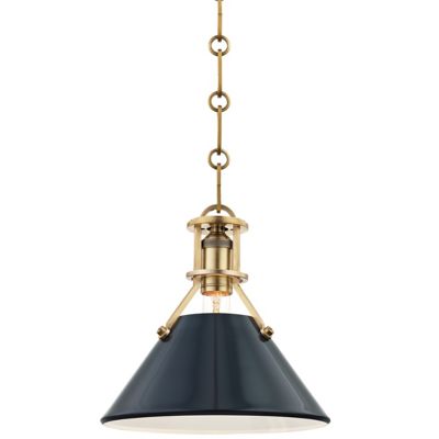 Painted Cone Pendant Light