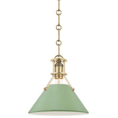 Painted Cone Pendant Light