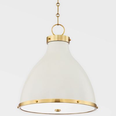 Painted No. 3 Pendant