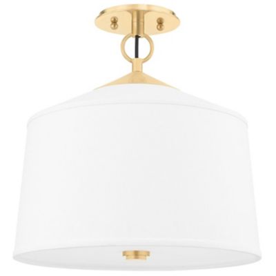 White Plains Semi-Flushmount