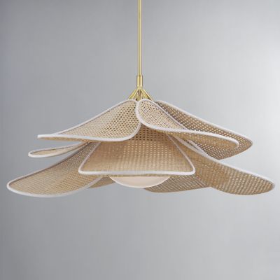 Shown in Aged Brass finish, Medium size