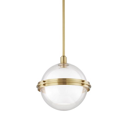 Northport Pendant (Aged Brass|Small) - OPEN BOX