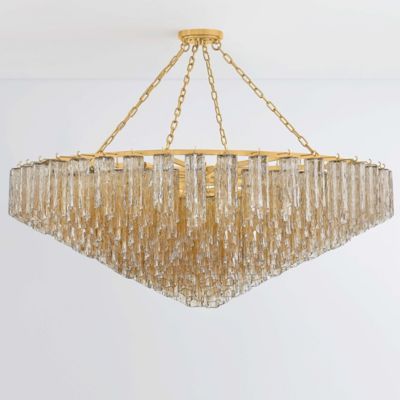 Shown in Aged Brass finish, Large size, unlit