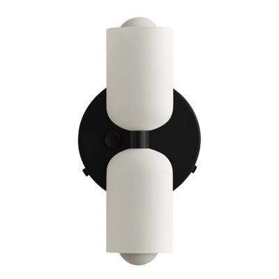 Glass Up Down Wall Sconce