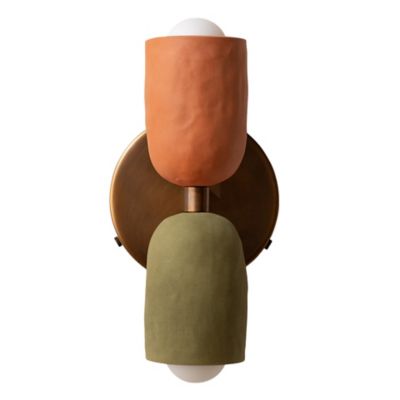 Ceramic Up Down Wall Sconce