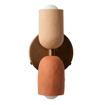 Ceramic Up Down Wall Sconce
