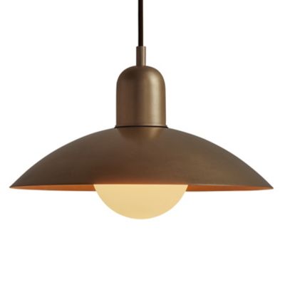 Brass Arundel Orb Outdoor Pendant