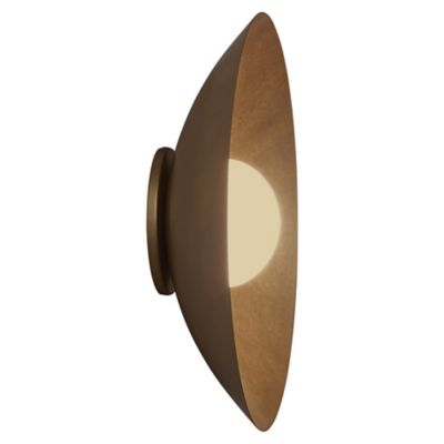 Arundel Orb Brass Slim Wall / Flushmount