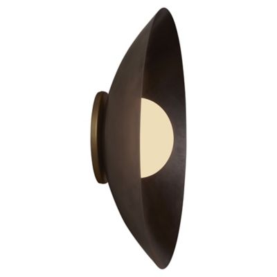 Arundel Orb Brass Slim Wall / Flushmount