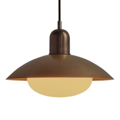 Brass Arundel Mushroom Outdoor Pendant