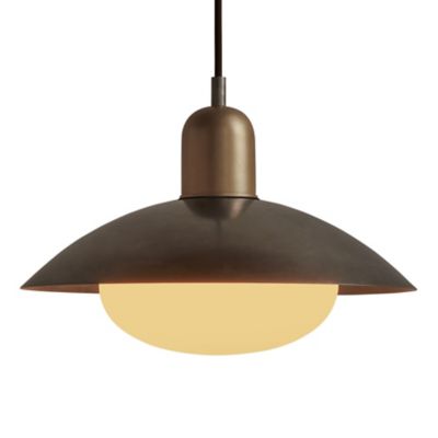 Brass Arundel Mushroom Outdoor Pendant