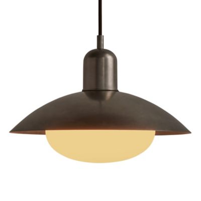 Brass Arundel Mushroom Outdoor Pendant