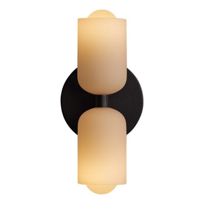 Glass Up Down Sconce, Slim