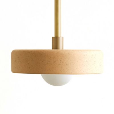 Ceramic Disc Outdoor Pendant