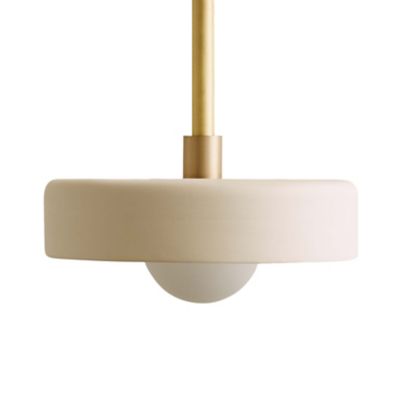 Ceramic Disc Outdoor Pendant