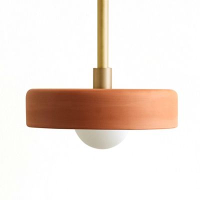 Ceramic Disc Outdoor Pendant