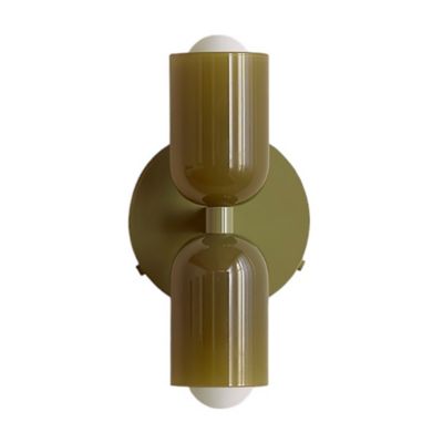 Chromatic Glass Up Down Wall Sconce