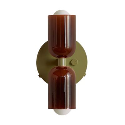 Chromatic Glass Up Down Wall Sconce