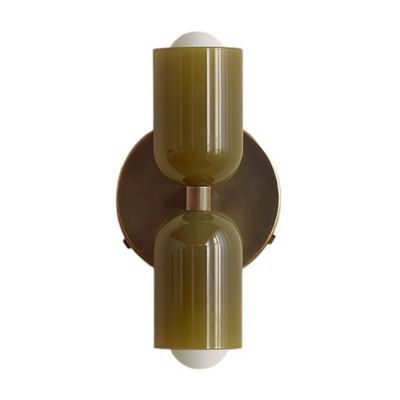Chromatic Glass Up Down Wall Sconce