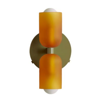 Chromatic Glass Up Down Wall Sconce