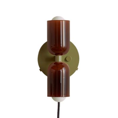 Chromatic Glass Up Down Wall Sconce