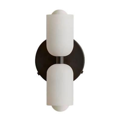 Chromatic Glass Up Down Wall Sconce