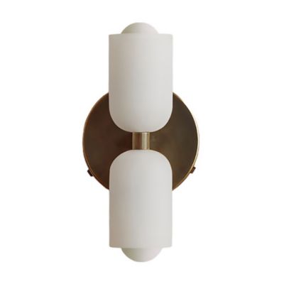 Chromatic Glass Up Down Wall Sconce